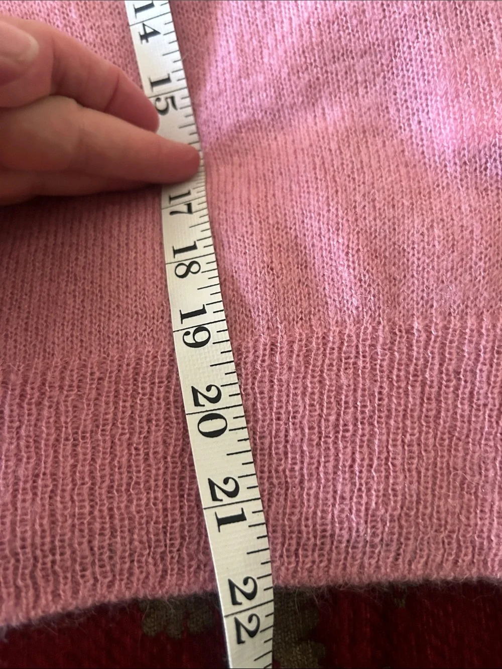 3.3 Field Trip Pink Alpaca Blend Fuzzy Knit Sweater One Size Soft Cozy